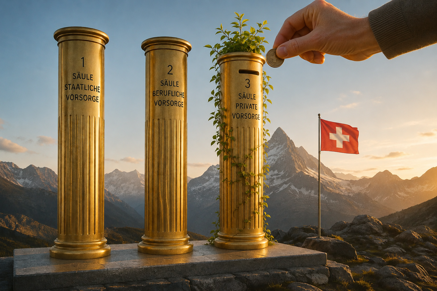 Säule 3a Schweiz - private Vorsorge mit Vorzügen.